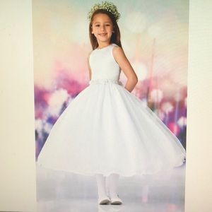 Joan Calabrese Style 119396 White Girls Dress Only